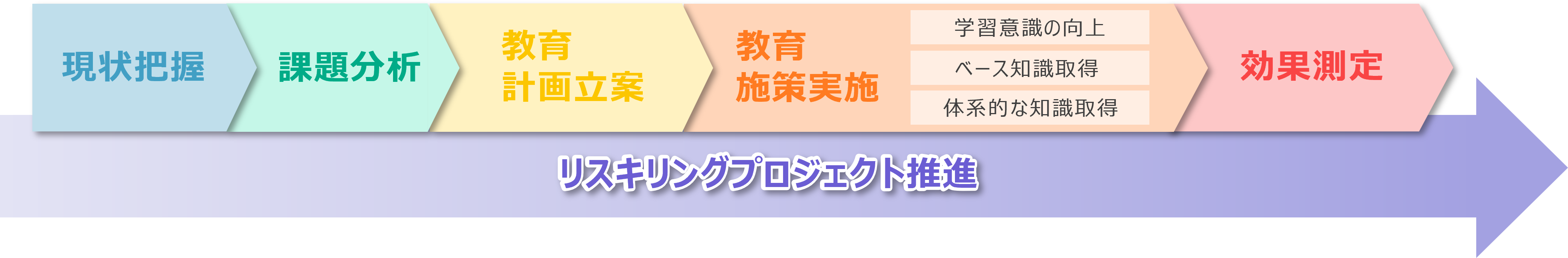 リスキングプロジェクト推進の図