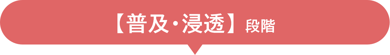 【普及・浸透】段階